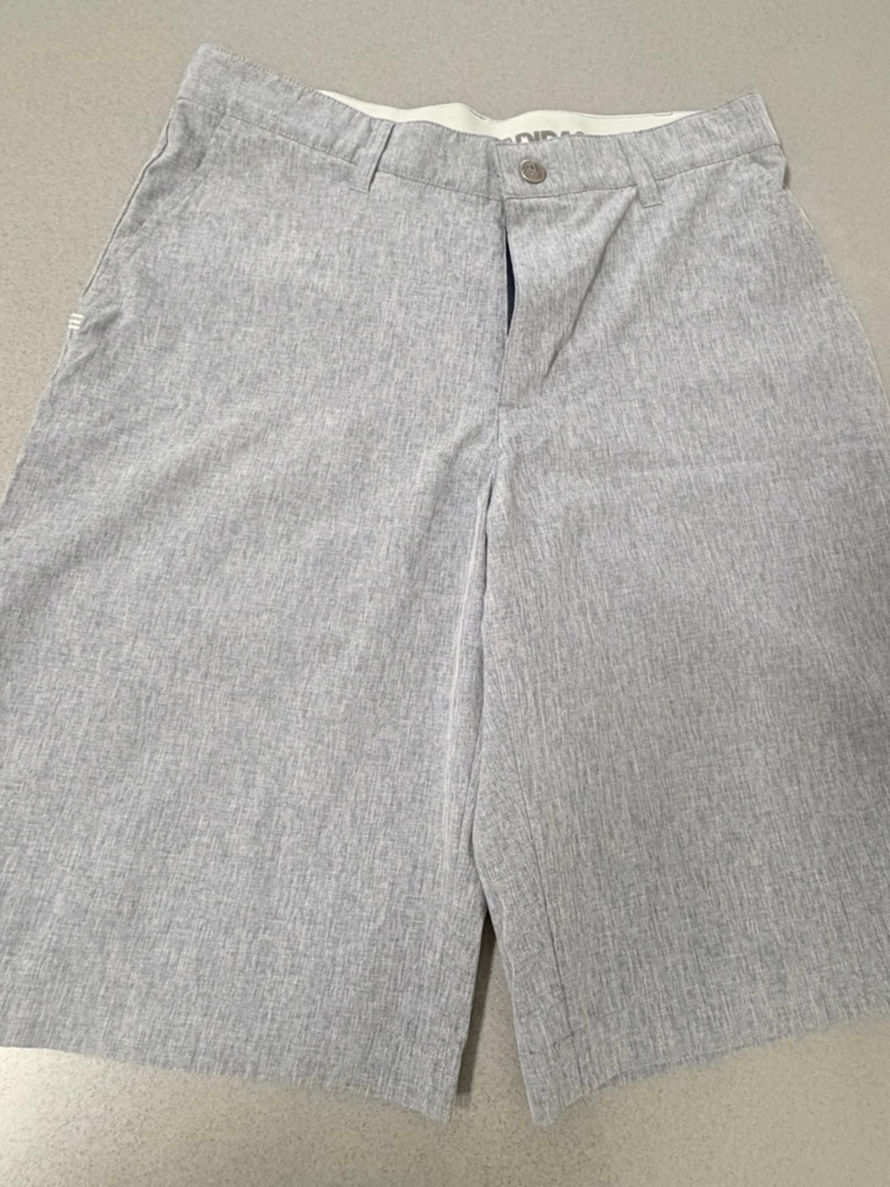 adidas Light Gray Athletic golf Shorts size 30